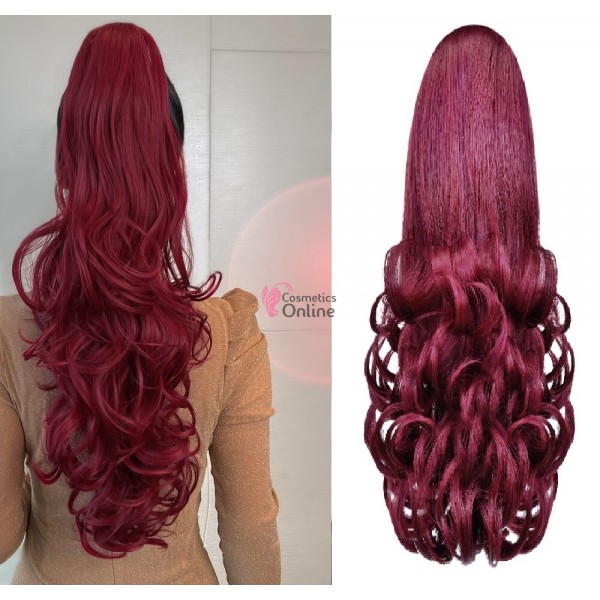 Extensie de par coada dreapta usor ondulata la varfuri cu cleste 55cm Roscat Mixt 0202L116850A